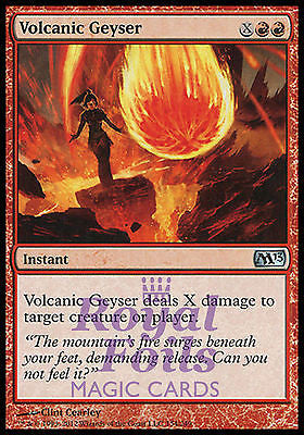 **4x FOIL Volcanic Geyser** MTG M13 Core Set Uncommon MINT red