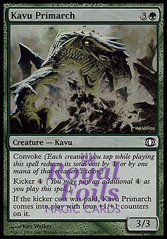 **4x FOIL Kavu Primarch** FUT MTG Future Sight Common NM+ green