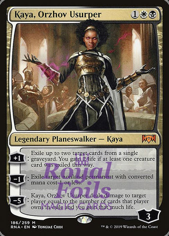 **1x FOIL Kaya, Orzhov Usurper** RNA MTG Ravnica Allegiance Mythic MINT white black