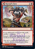 Kazuul's Fury // Cliff 2x FOIL ZNR MTG Zendikar Rising Uncommon MINT red land