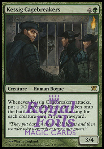 Kessig Cagebreakers 1x FOIL ISD MTG Innistrad Rare MINT green
