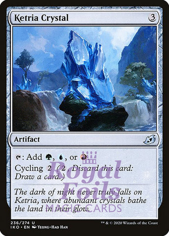 Ketria Crystal 4x FOIL IKO MTG Ikoria Uncommon MINT green blue red artifact