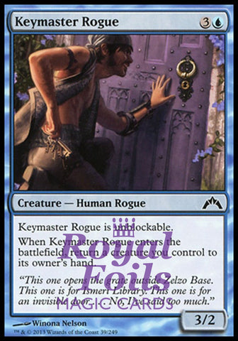 Keymaster Rogue 4x FOIL GTC MTG Gatecrash Common MINT blue
