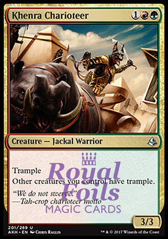 Khenra Charioteer 2x FOIL AKH MTG Amonkhet Uncommon MINT red green