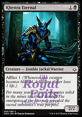 Khenra Eternal 4x FOIL HOU MTG Hour of Devastation Common MINT black
