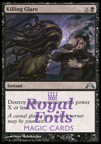 Killing Glare 2x FOIL GTC MTG Gatecrash Uncommon MINT black