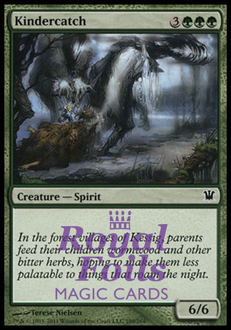 Kindercatch 4x FOIL ISD MTG Innistrad Common MINT green