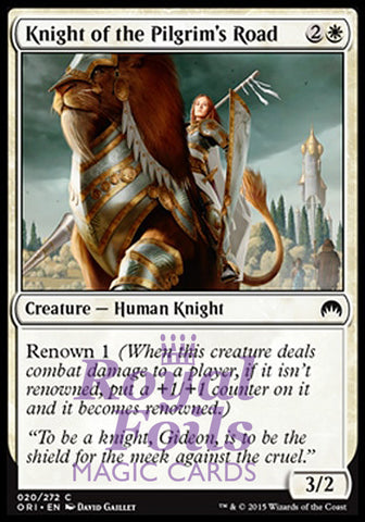 Knight of the Pilgrim's Road 4x FOIL ORI MTG Magic Origins Common MINT white