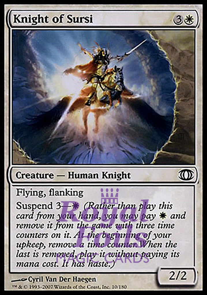 **4x FOIL Knight of Sursi** FUT MTG Future Sight Common NM+ white