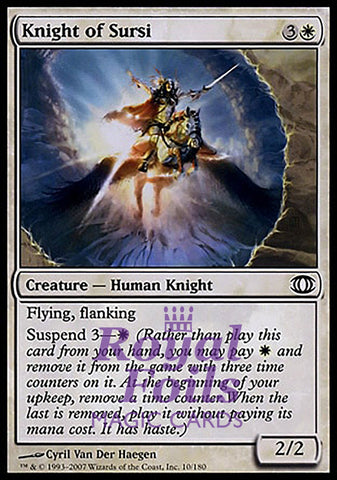 **4x FOIL Knight of Sursi** FUT MTG Future Sight Common NM+ white