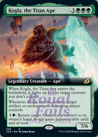 **1x FOIL Kogla, the Titan Ape** IKO MTG Ikoria Rare MINT green