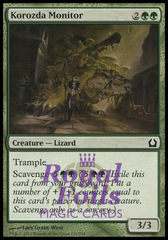 **4x FOIL Korozda Monitor** RTR MTG Return to Ravnica Common MINT green