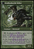 Wolfbitten Captive // Krallenhorde Killer 1x FOIL DKA MTG Dark Ascension Rare NM- green