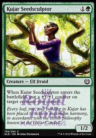 **4x FOIL Kujar Seedsculptor** KLD MTG Kaladesh Common MINT green