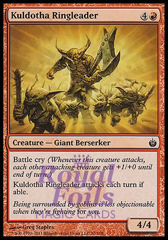 **4x FOIL Kuldotha Ringleader** MBS MTG Mirrodin Besieged Common MINT red