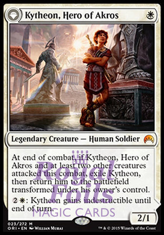 Kytheon Hero of Akros 1x FOIL ORI MTG Magic Origins Mythic MINT white