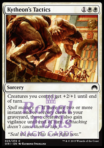 Kytheon's Tactics 4x FOIL ORI MTG Magic Origins Common MINT white
