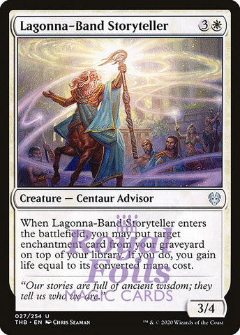 Lagonna-Band Storyteller 4x FOIL THB MTG Theros Beyond Death Uncommon MINT white