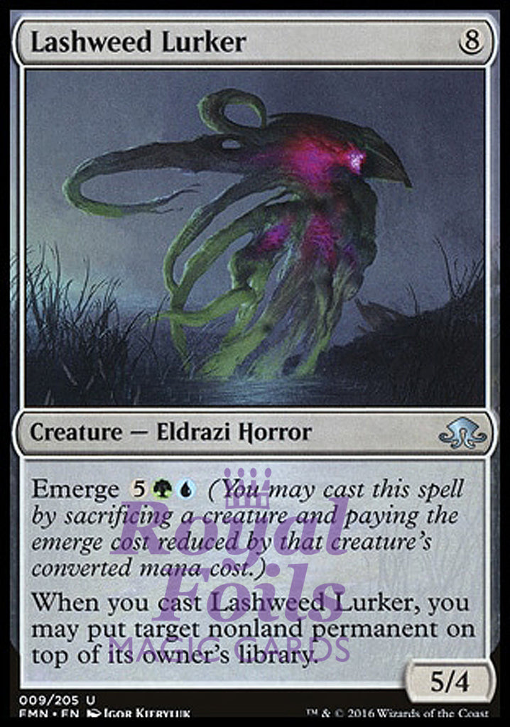 **2x FOIL Lashweed Lurker** EMN MTG Eldritch Moon Uncommon MINT colorless