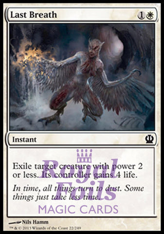 Last Breath 4x FOIL THS MTG Theros Common MINT white