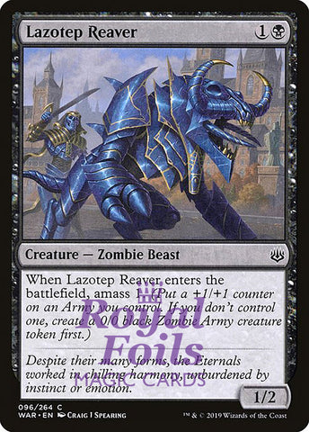 Lazotep Reaver 1x FOIL WAR MTG War of the Spark Common MINT black