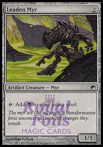 Leaden Myr 1x FOIL SOM MTG Scars of Mirrodin Common NM artifact