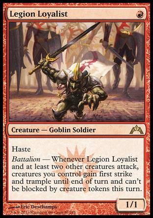 Legion Loyalist 1x FOIL GTC MTG Gatecrash Rare MINT red