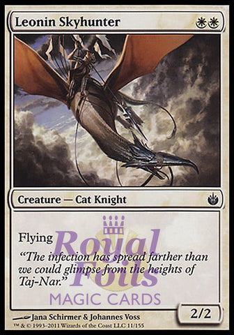 Leonin Skyhunter 2x FOIL MBS MTG Mirrodin Besieged Common MINT white