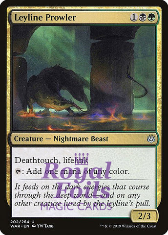 Leyline Prowler 1x FOIL WAR MTG War of the Spark Uncommon MINT black green