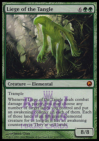 Liege of the Tangle 1x FOIL SOM MTG Scars of Mirrodin Mythic NM+ green