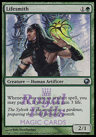 Lifesmith 2x FOIL SOM MTG Scars of Mirrodin Uncommon MINT green