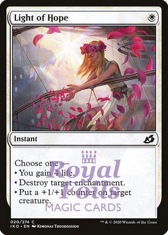 Light of Hope 2x FOIL IKO MTG Ikoria Common MINT white
