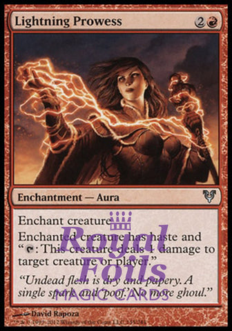 **3x FOIL Lightning Prowess** AVR MTG Avacyn Restored Uncommon MINT red