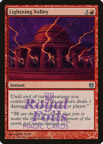 **2x FOIL Lightning Volley** BNG MTG Born of the Gods Uncommon MINT red