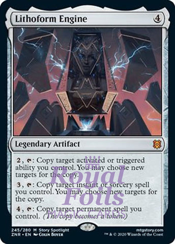 Lithoform Engine 1x FOIL ZNR MTG Zendikar Rising Mythic MINT artifact