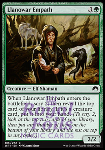 Llanowar Empath 4x FOIL ORI MTG Magic Origins Common MINT green