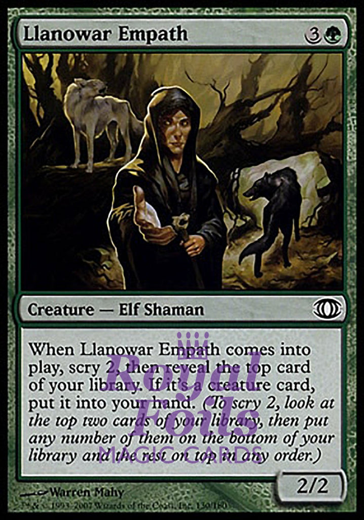 **4x FOIL Llanowar Empath** FUT MTG Future Sight Common NM+ green