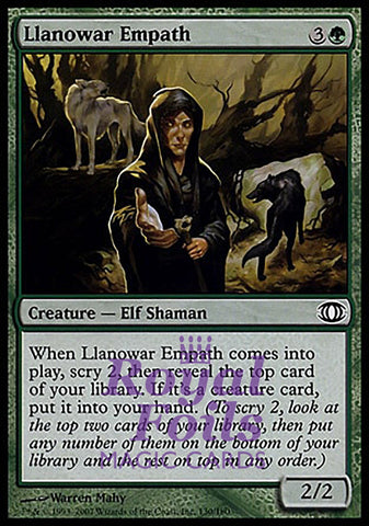 **4x FOIL Llanowar Empath** FUT MTG Future Sight Common NM+ green