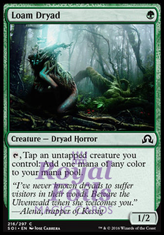 Loam Dryad 2x FOIL SOI MTG Shadows Over Innistrad Common MINT green