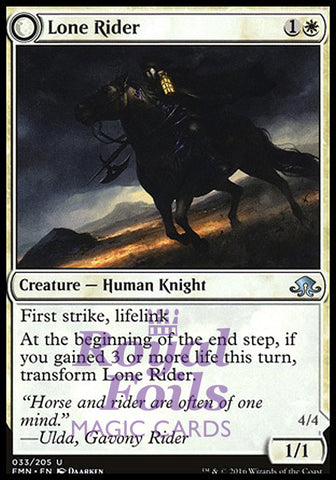Lone Rider // It That Rides as One 1x FOIL EMN MTG Eldritch Moon Uncommon MINT white