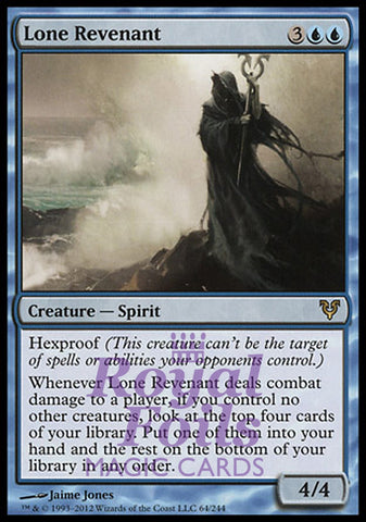 Lone Revenant 2x FOIL AVR MTG Avacyn Restored Rare MINT blue