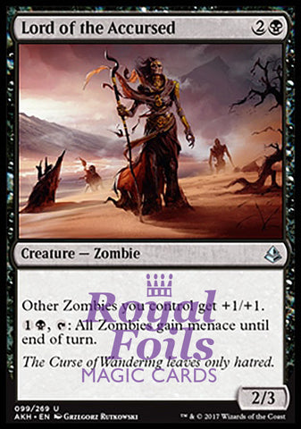 Lord of the Accursed 1x FOIL AKH MTG Amonkhet Uncommon MINT black