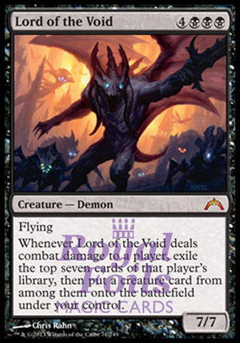 Lord of the Void 1x FOIL GTC MTG Gatecrash Mythic MINT black