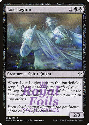 Lost Legion 3x FOIL ELD MTG Throne of Eldraine Common MINT black