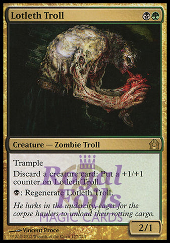 Lotleth Troll 1x FOIL RTR MTG Return to Ravnica Rare MINT black green