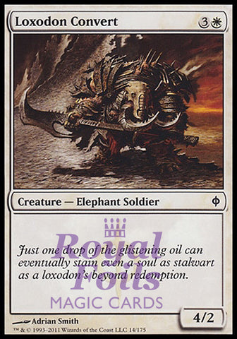 Loxodon Convert 4x FOIL NPH MTG New Phyrexia Common MINT white