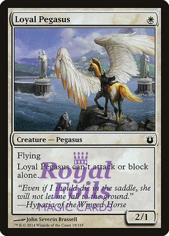 Loyal Pegasus 4x FOIL BNG MTG Born of the Gods Common MINT white