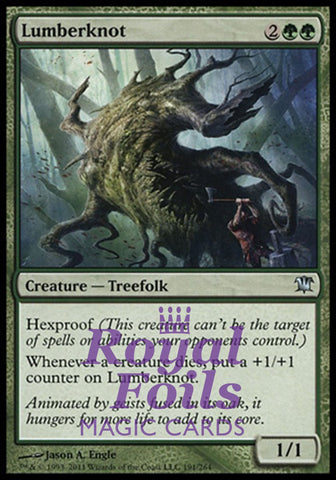 Lumberknot 2x FOIL ISD MTG Innistrad Uncommon MINT green