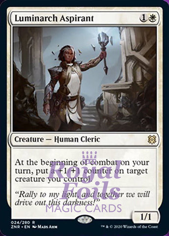 Luminarch Aspirant 1x FOIL ZNR MTG Zendikar Rising Rare MINT white
