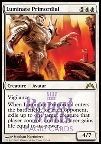 Luminate Primordial 1x FOIL GTC MTG Gatecrash Rare MINT white